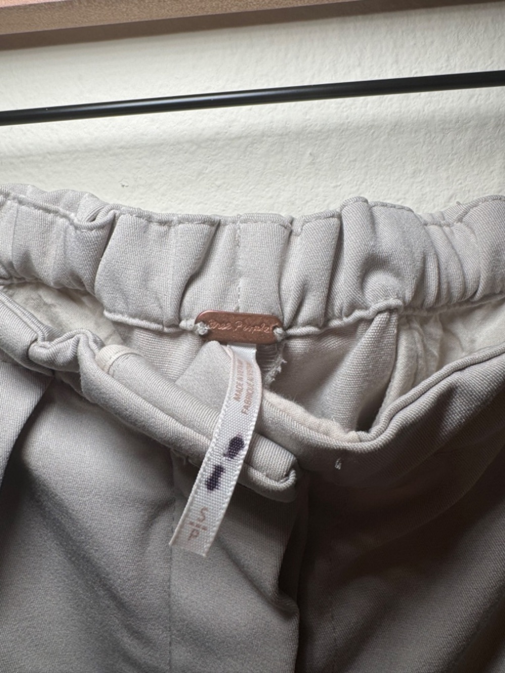 Free People Pleated Front Trousers Women’s Small Taupe Wide Leg Pants - Picture 6 of 8